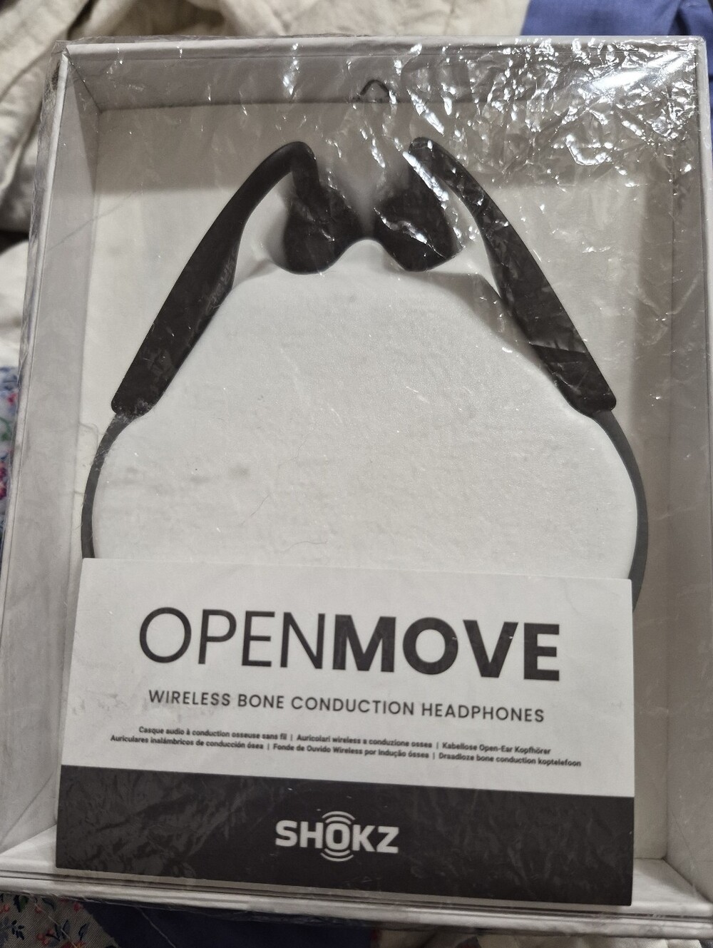 BNIB Shokz OpenMove Wireless Bone Conduction Headphones - GRAY